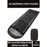 Lidya Cottone Uyku Tulumu Çift Kaplama Polar Kumaş Kış Çadır Karavan Su Geçirmez Nefes Alabilir -10 Derece - 112 x 75 cm - +25/