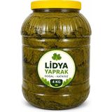 Lidya Market Lidya 4 kg Manisa Salihli Doğal Salamura Asma Yaprağı - Katkısız ve Ince Damarlı
