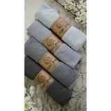 Lidya Şal 4'lü Yumuşak Dokulu Penye Şal Seti / Koyu Gri / Gri / Açık Gri / Gümüş Gri