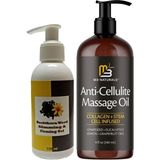 Lidyada Anti-Cellulite Massage Oil 240 ml Masaj Yağı + Buckthorn Fatburner Masaj Kremi 150 ml - Paket