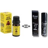 Lidyada Love Drops Kadınlara Özel Damla + Eros Sprey - 1Paket