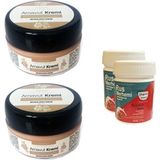 Lidyada Süper Three Brand Arnavut Kremi 2 Adet + Rus Merhemi 50 ml 2 Adet - 1Paket