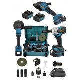 Lieber German Alman 21V 3Ah Brushless Kömürsüz Motor Şarlı Taşlama Akülü Bijon Somun Sökme Sıkma Makinası