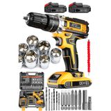 Lieber German SP1200 27 Parça 2x Akülü Metal Dişli Şanzıman Şarjlı Akülü Vidalama Matkap