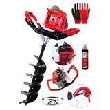 Lieber German Teknoloji 5200 Cc 4X4 Turbo Benzinli 150Mm 100Cm Fidan Ekme Toprak Burgu Makinesi