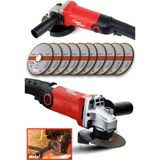 Lieber German Teknoloji Bakır Sargı Devir Ayarlı 3400 W 10 Taş Spiral Avuç İçi Kesme ve Taşlama Makinası