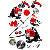 Lieber German Teknoloji Lizbon Serii 2.4 Hp Benzinli Sırt Tipi Ot Çalı Çim Biçme Tırpanı Tırpan Makinesi
