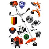 Lieber German Teknoloji Ltc-20 Benzinli Yan Tipi Çapalı Ot Çalı Çim Biçme Tırpanı Tırpan Makinesi
