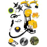 Lieber German Teknoloji Ylx 2.4 Hp Benzinli Sırt Tipi Çim Biçme Tırpan Makinesi Akrobat Çapa Canavar Misine