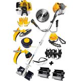 Lieber German Yelx 2.4 Hp Benzinli Yan Tipi Akrobat & Dip Çapalama Canavar Ot Çalı Çim Biçme Tırpan Makinesi