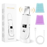 Liedrg Cilt Temizleyici Yüz, 4'ü 1 Arada Cilt Spatula Yüz Temizleyici Spatula, Derin Temizleyici Siyah Nokta Temizleyici Gözenek Temizleyici, USB Şarj Cihazı ve Kablosuz Şarj Edilebilir
