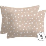 Lief Home %100 Pamuklu Fermuarlı Yastık Kılıfı 50X70 ( 2 Adet ) - Çok Renkli