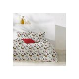 Lief Home %100 Pamuklu Flanel ( Pazen ) Kumaşından Geyikli Çift Kişilik Nevresim Takımı