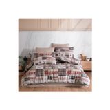 Lief Home %100 Pamuklu Flanel ( Pazen ) Kumaşından Tek Kişilik Nevresim Takımı | 120x200+30 Lastikli Çarşaf