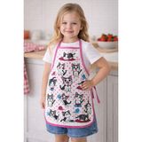 Lief Home 3-5 Yaş Çocuk Mutfak Önlüğü 35X50 cm – Su Geçirmez, Leke Tutmaz, Pamuk Polyester Karışımlı - 3 - 5 Yaş - Pembe