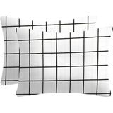 Lief Home Ranforce Kumaşından Gizli Fermuarlı Yastık Kılıfı 50X70 ( 2 Adet ) - 50 x 70 cm - Beyaz
