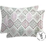 Lief Home Ranforce Kumaşından Gizli Fermuarlı Yastık Kılıfı 50X70 ( 2 Adet ) - Antrasit - Lila - Gri - 50 x 70
