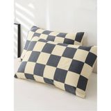 Lief Home Ranforce Kumaşından Gizli Fermuarlı Yastık Kılıfı 50X70 ( 2 Adet ) - Füme - 50 x 70