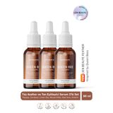 Lien Beaute Kraliçe Arı Kompleks Tüy Azaltıcı ve Ton Eşitleyici Destek Serum 3'lü Set