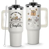 LIERIE8888 Kitap TUmbler 40 oz - Kitap Severler İçin Hediyeler - Kadınlar İçin Kitap Severler Hediyeler - Okuyucular, Kütüphaneciler, Kitapkolikler, Kitap Kurtları için Kitap Hediyeleri - Kadınlar