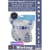 #Lif Konfor Masaj Etkili Pratik Köpüklü Yumuşak File Ergonomik Beyaz Sabun Kokulu Sabunlu Banyo Lifi