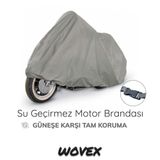 Lifan TAY 100 Siyah Arka Çanta Uyumsuz Ultra Kalın Su Geçirmez Motor Brandası