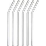 Life 6 Lı Şeffaf Eğimli Cam Pipet MIT1003