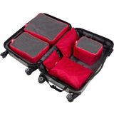 Life Bag Bavul Içi Organizer 6 Parça Kırmızı - 50 x 40 cm