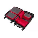 Life Bag Bavul İçi Organizer 6 Parça Kırmızı
