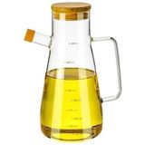 Life Bambu Kapaklı Borosilikat Cam Yağdanlık 900 ml MIT1070