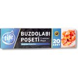 Life Büyük Boy Buzdolabı Poşeti 20'li - Şeffaf