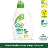 Life by Fakir %100 Bitkisel Bazlı Vegan Sıvı Çamaşır Deterjanı 1500 ml (30 Yıkama)(Renkli ve Beyazlar İçin) - 1,5 lt
