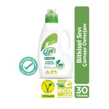 Life By Fakir Bitkisel Sıvı Çamaşır Deterjanı 1500Ml-Biyoenzim Teknolojisi, Renkli&Beyaz, %100 Doğal Temizlik