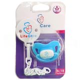 Life Care Baby Askılı Damaklı Ortodontik Emzik 2 Numara 6-18 Ay Mavi