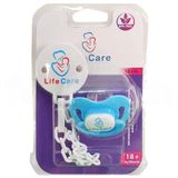 Life Care Baby Askılı Damaklı Ortodontik Emzik 3 Numara 18+ Ay Mavi