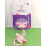 Life Care Baby Damaklı Ortodontik Emzik 3 Numara 18+ Ay Pembe