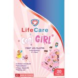 Life Care Kız Çocuk Yara Bandı Desenli 20'li Kutu