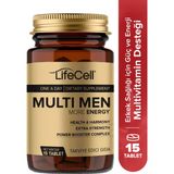 Life Cell Multi Men Power Booster Complex 15 Tablet Erkeklere Multivitamin Desteği Enerji Artırıcı