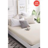 Life Çift Kişilik Çarşaf Yastık Seti - 200X200 BİGSİZE1888948 - Bej