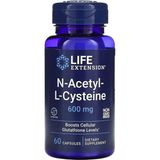 Life Extension, N-Acetyl-L-Cysteine, 600 Mg, 60 Kapsül - Aromasız