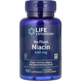 Life Extension No Flush Niacin 640 mg 100 Capsules VR88