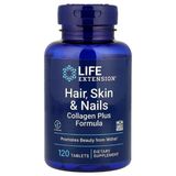 Life Extension, Saç, Cilt ve Tırnaklar, Kolajen Plus Formülü, 120 Tablet