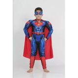 Life For Moda Erkek Çocuk Kaslı Superman Kostümü - Süper Kahraman Kostümü, Parti Kostümü