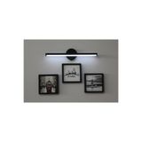 LİFE GLOBAL Sök Tak Kare Çerçeve Siyah Kendinden Resimli Ve Yapışkanlı Pilli Beyaz Aplik Lamba 4 Lü Set 14x14