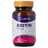 Life In Biotin İçeren Takviye Edici Gıda 60 Tablet 900mg