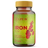 Life In Iron Demir İçeren Takviye Edici Gıda 60 Tablet 14mg