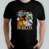 Life Is Roblox - Dj Khaled %100 Pamuklu Bisiklet Yaka T-Shirt Model - Siyah - XL