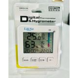 Life Net D5 Medikal Oda Isı ve Nem Ölçer - Beyaz