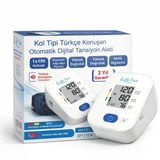 Life Net Medikal Dijital Üst Koldan Ölçer Tam Otomatik Tansiyon Aleti Türkçe Konuşan BP310AT