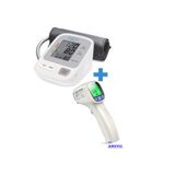 Life Net Medikal Üst Koldan Dijital Tam Otomatik Tansiyon Aleti WBP 108 + Dijital Temassız Ateş Ölçer JPD-FR202
